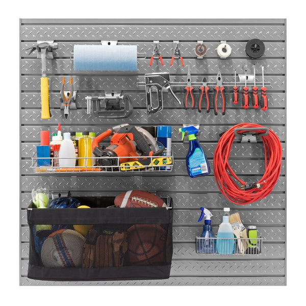 NewAge Pro Series 16 sq. ft. Steel Slatwall