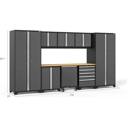 NewAge Pro 3.0 Series 9-Piece Cabinet Set With Wall, Base, Tool Drawer Cabinet