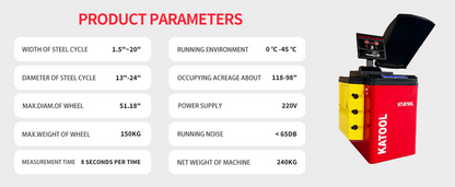 Katool Truck Car KT-B795L Wheel Balancer