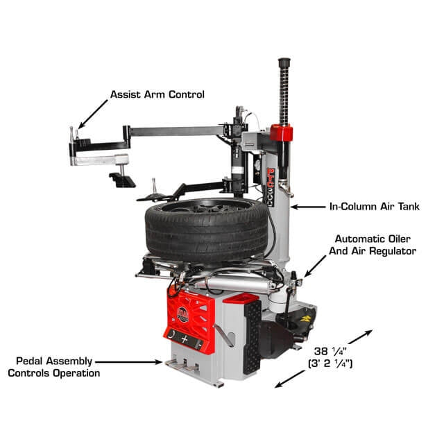 Atlas Platinum PTC300 Rim-Clamp Tire Changer