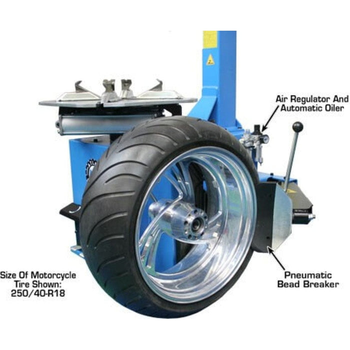 Atlas TC221 Tire Changer + WB11 Motorcycle Wheel Balancer Combo