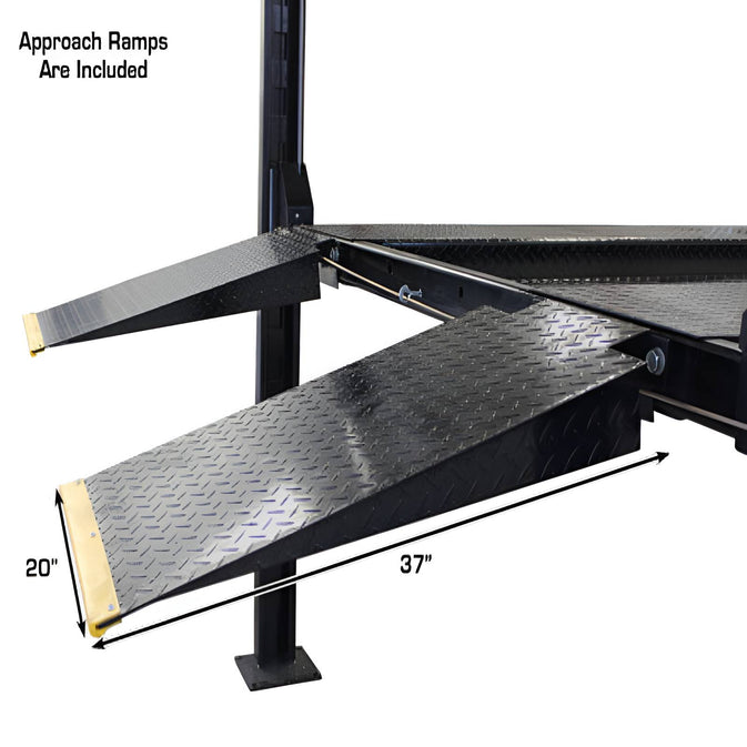 Atlas Garage Pro 8000 EXT, 8,000 lb 4 Post Vehicle Storage Lift- Extra Tall