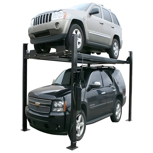 Atlas Garage Pro 8000 EXT, 8,000 lb 4 Post Vehicle Storage Lift- Extra Tall