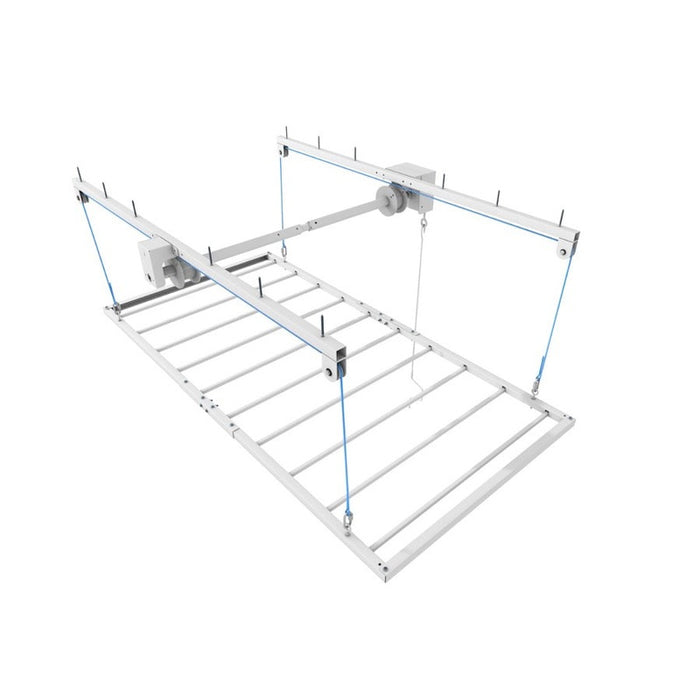 Retractable Ceiling Storage System E-Z Storage 4′ x 8′ Retractable Ceiling Storage Garage Lift – Equip ...