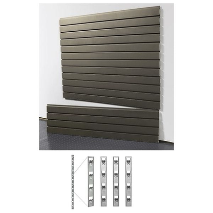 StoreWall 4′ Standard Duty Slatwall (4 pcs) + Installstrips