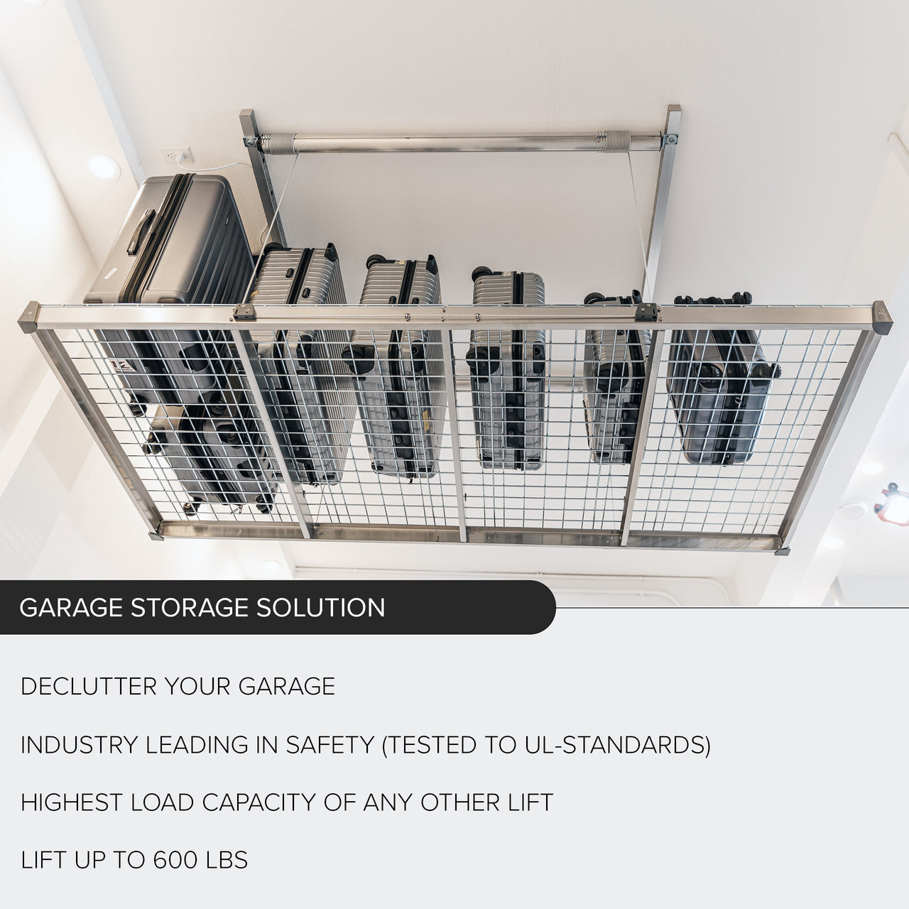 Auxx-Lift – Motorized Overhead Garage Storage Platform