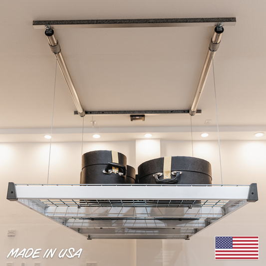Auxx-Lift – Motorized Overhead Garage Storage Platform