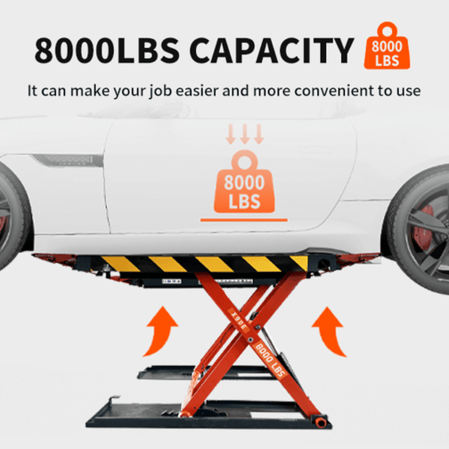 Katool KT-X90E 8,000 lb Mid Rise Scissor Lift - Electric Lock